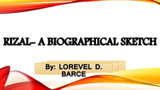 Jose protacio rizal | PPTX