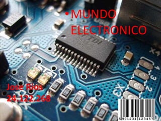 Jose Rios
24.122.268
•MUNDO
ELECTRONICO
 