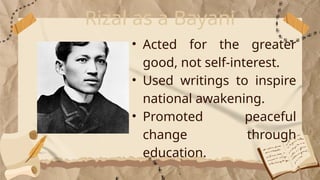 Jose Rizal and Philippine Nationalism Bayanihan and Kabayanihan ...