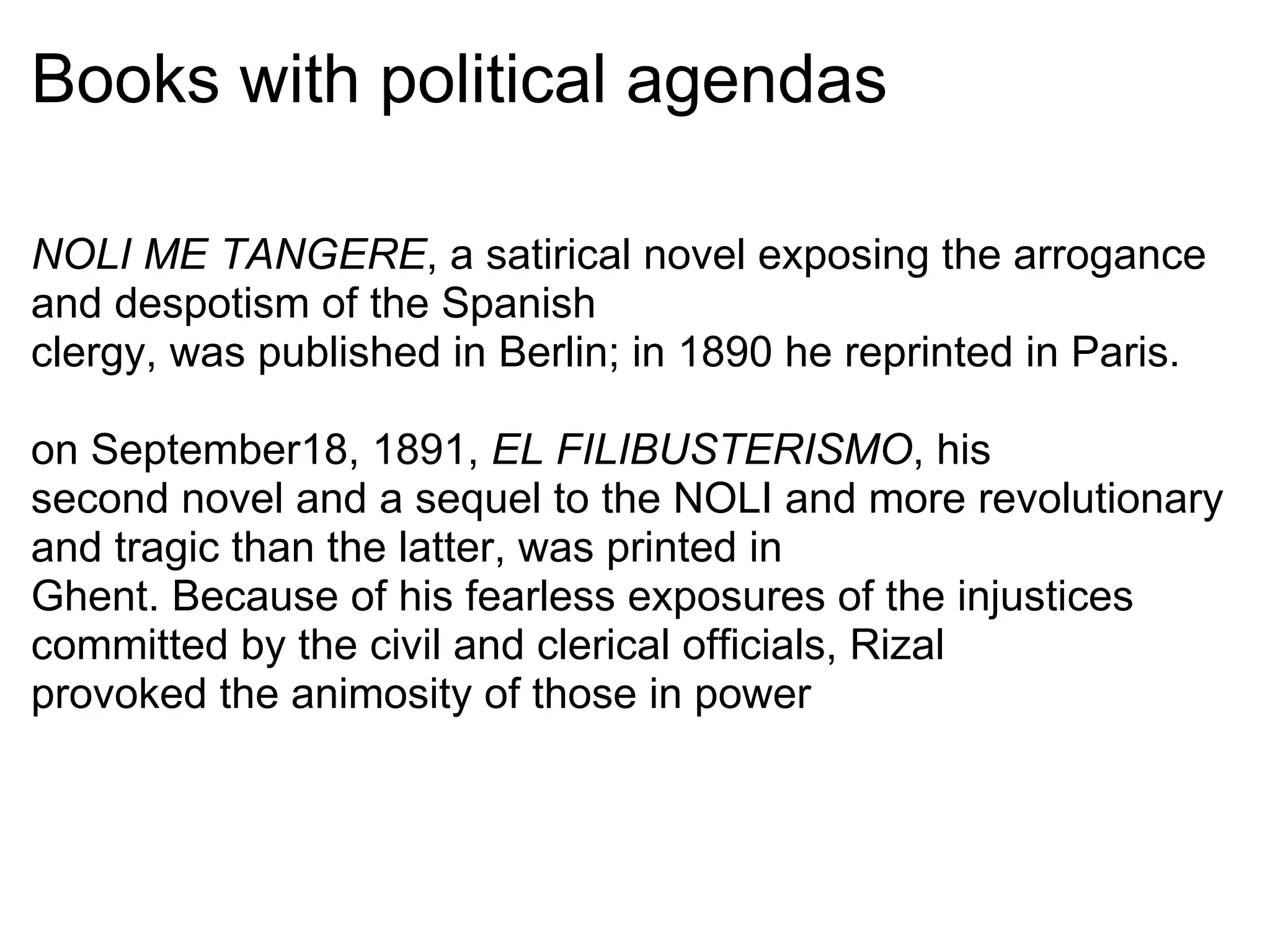 Jose Rizal Social Concerns | PPT