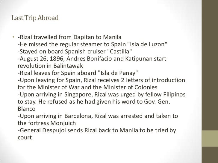 last trip abroad of rizal Navegar por tipo de contenido libros libros de audio. last trip abroad of rizal Navegar por tipo de contenido libros libros de audio.