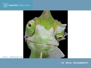 … vs data management
fuente: dreamstime.com
 