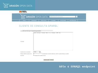 APIs & SPARQL endpoint
 