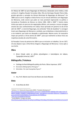 José Evangelista Piçarra | PDF