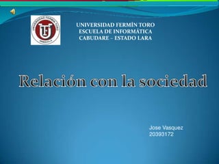 Jose vasquez   presentacion