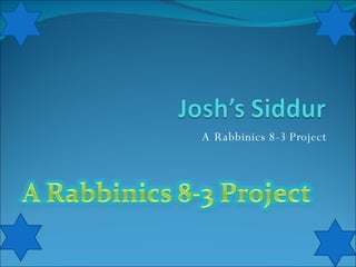 A Rabbinics 8-3 Project 