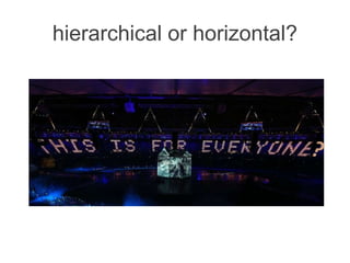 hierarchical or horizontal?
 