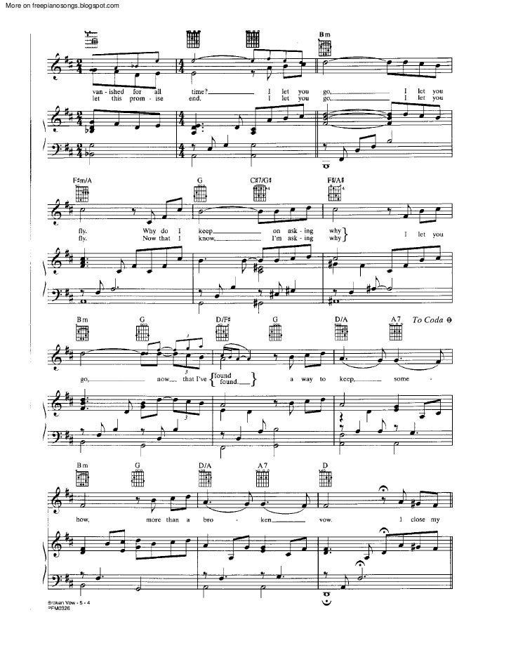 Josh groban broken vow