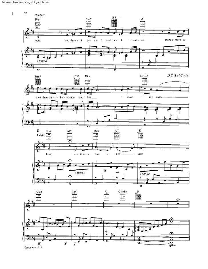 Josh groban broken vow