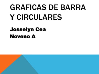 Graficasde Barra y Circulares Josselyn Cea NovenoA 