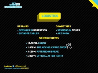 Welcome to FGS 2012 by Josh Larson of Mochi Media