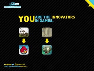 Welcome to FGS 2012 by Josh Larson of Mochi Media