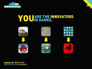 Welcome to FGS 2012 by Josh Larson of Mochi Media