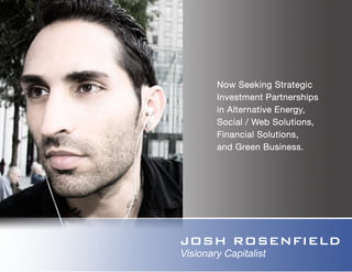 Josh Rosenfield Josh Rosenfield I VC Intro | PDF