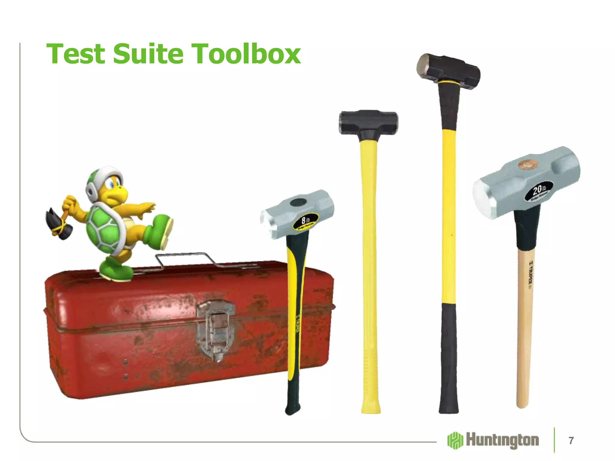 Test Suite Toolbox
7
 
