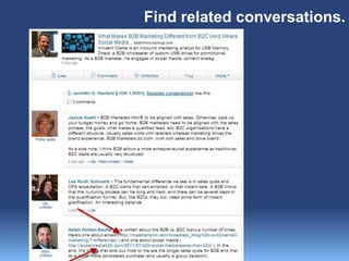 Find related conversations.