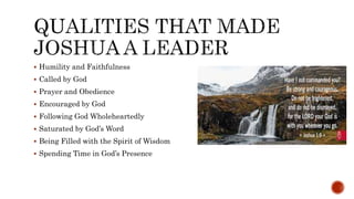 Joshua biblical character | PPTX