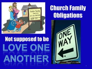 Church Family Obligations Not supposed to be 