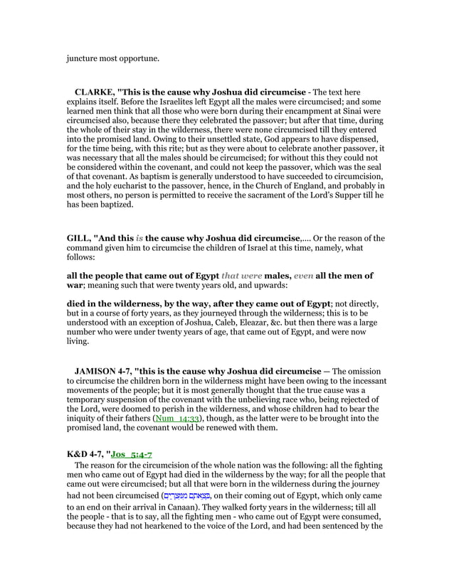 JOSHUA 1 5 COMMENTARY visual data 6