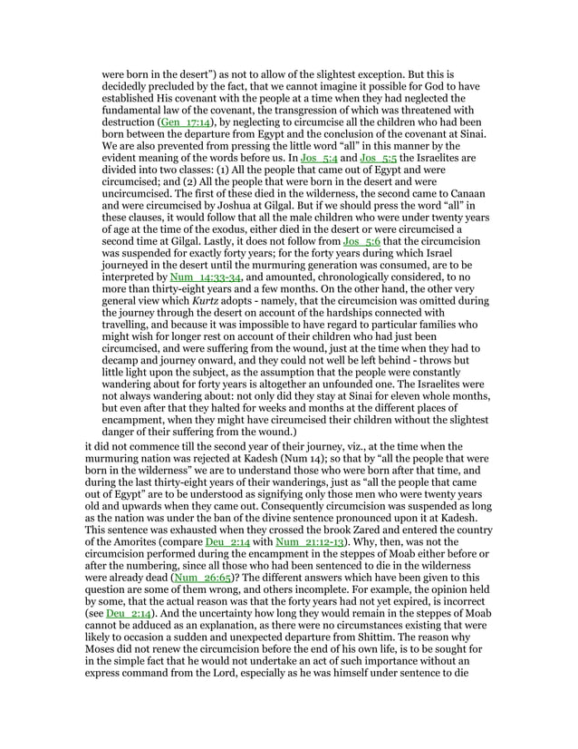 Joshua 5 Commentary Pdf