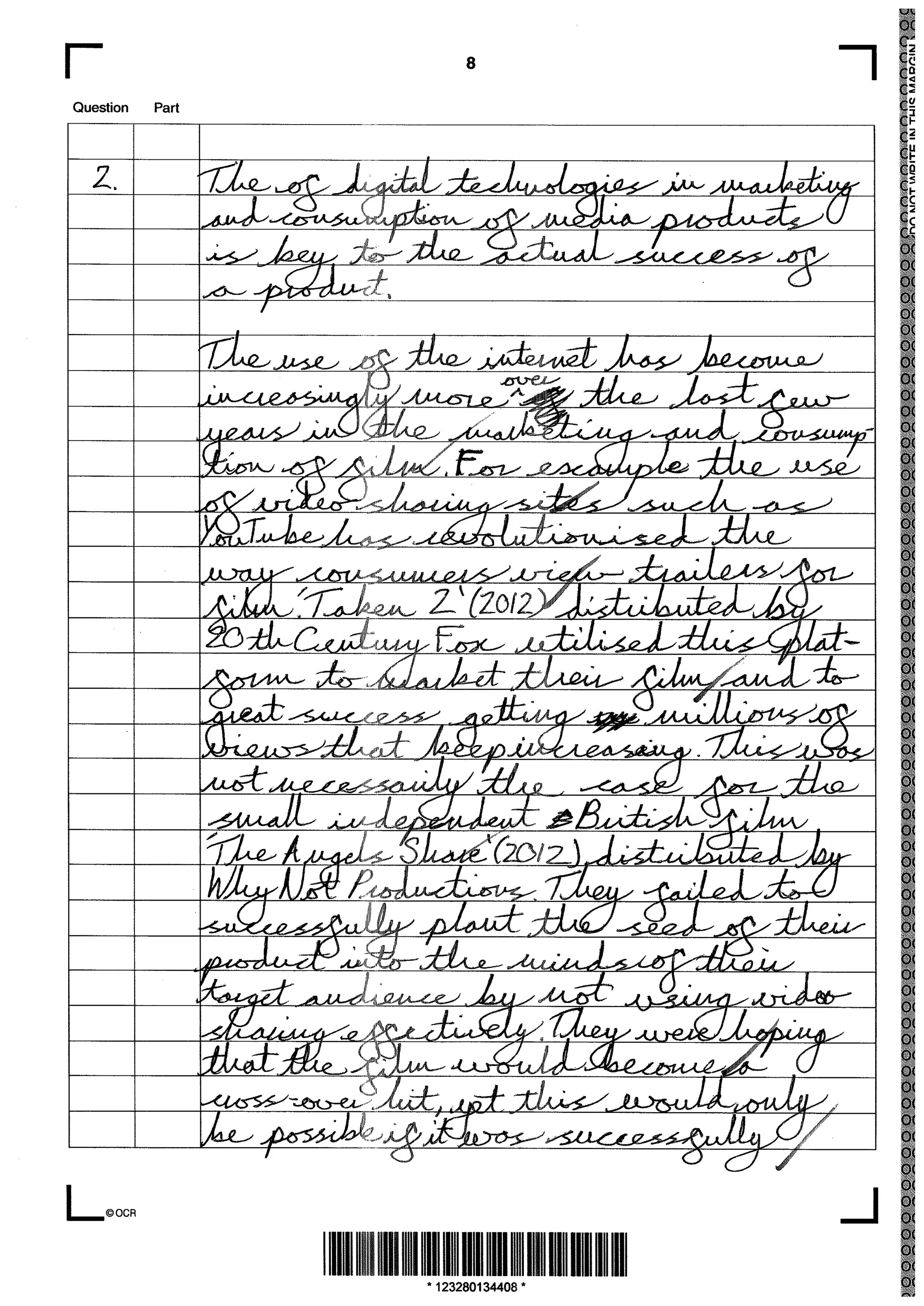 'B' Grade - Unit G322 - Summer 2013