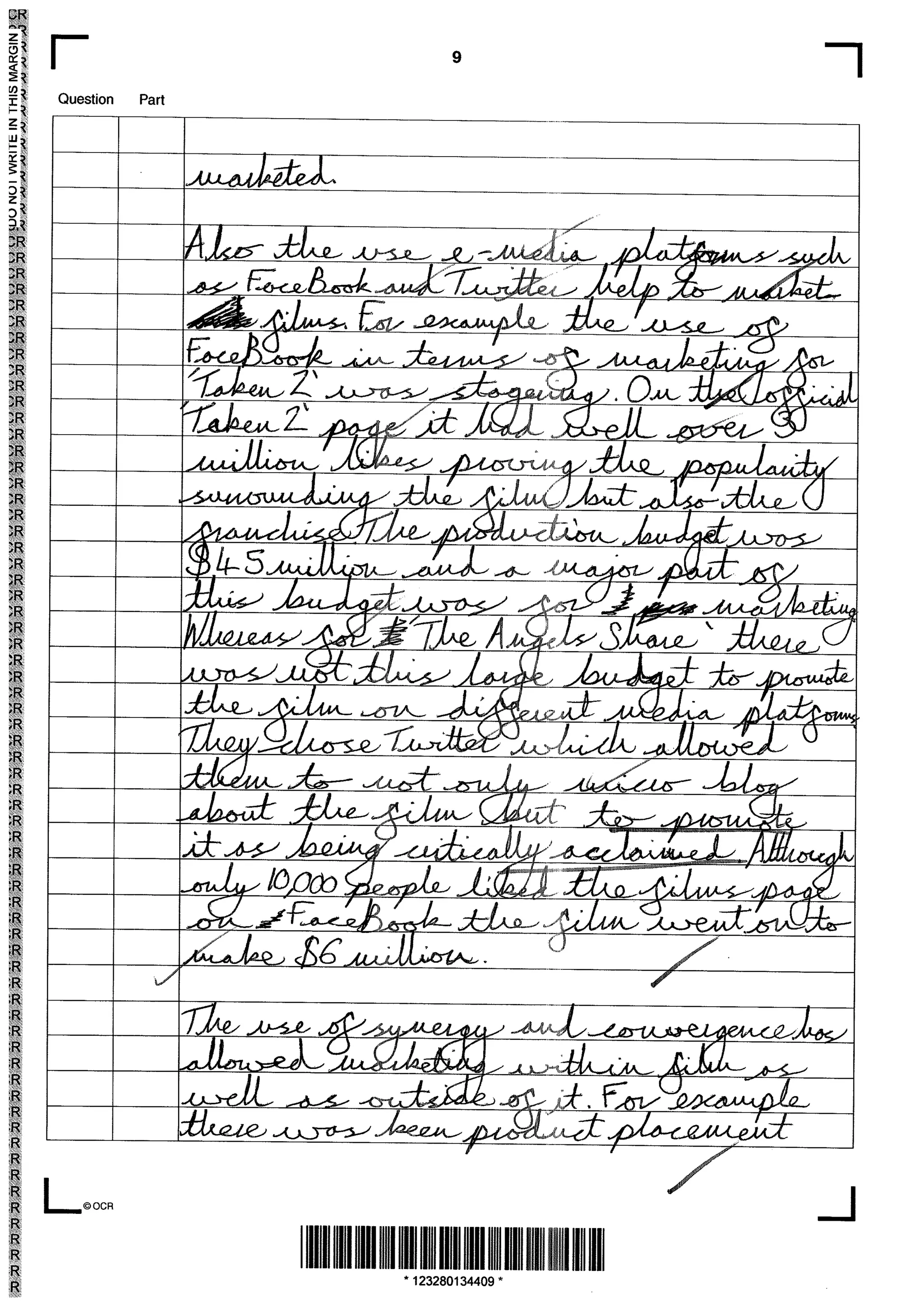 'B' Grade - Unit G322 - Summer 2013