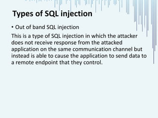 Ethical Hacking Project: SQL Injection Vulnerability Analysis.pptx ...