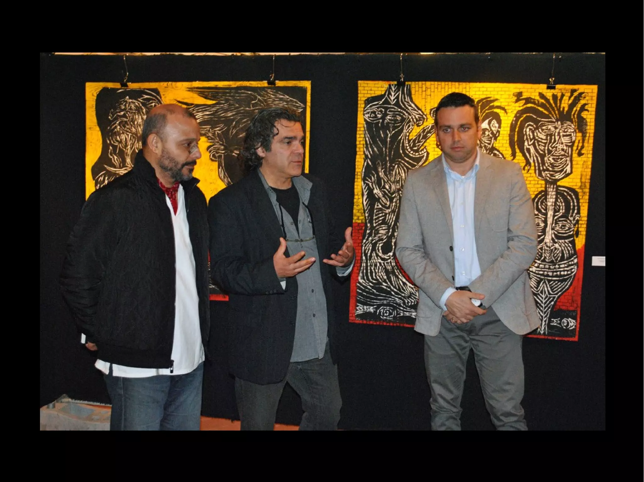 José Hugo Sanchez at the MIDAC Museum