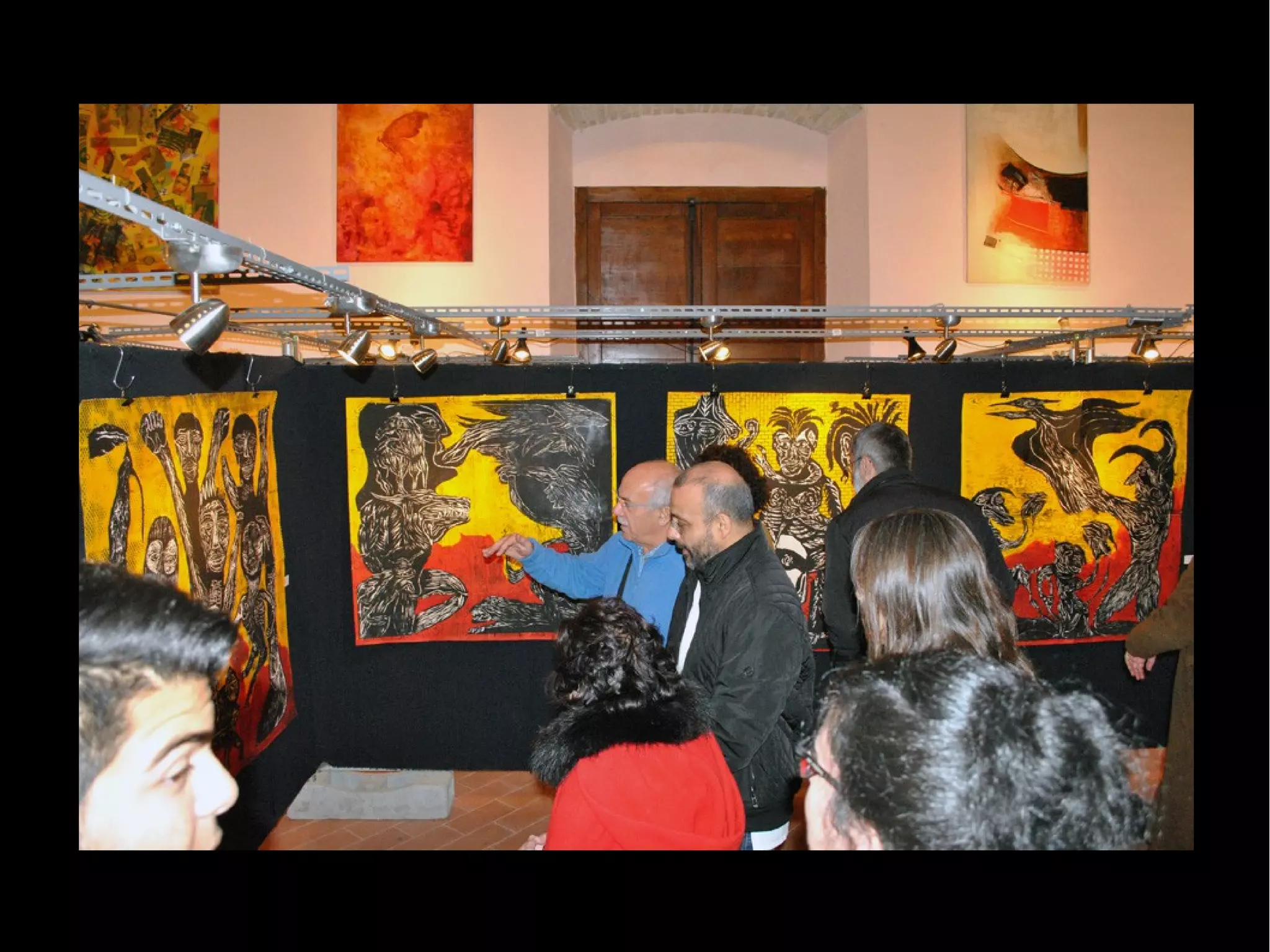 José Hugo Sanchez at the MIDAC Museum