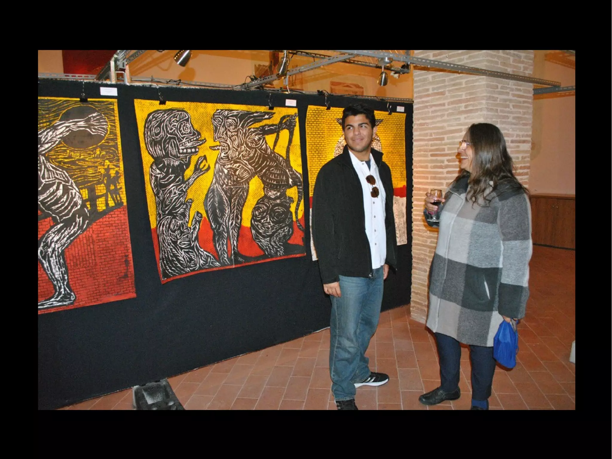 José Hugo Sanchez at the MIDAC Museum