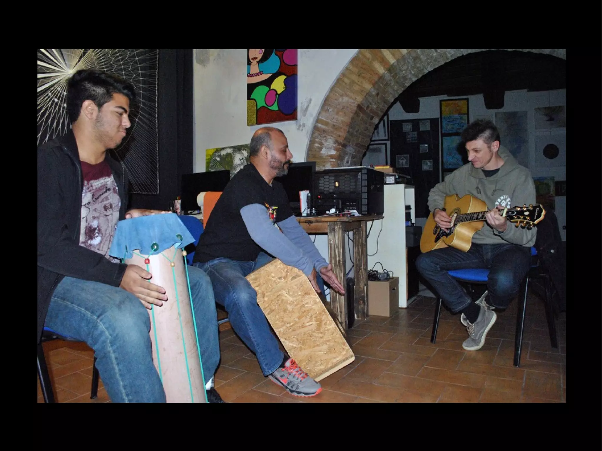 José Hugo Sanchez at the MIDAC Museum