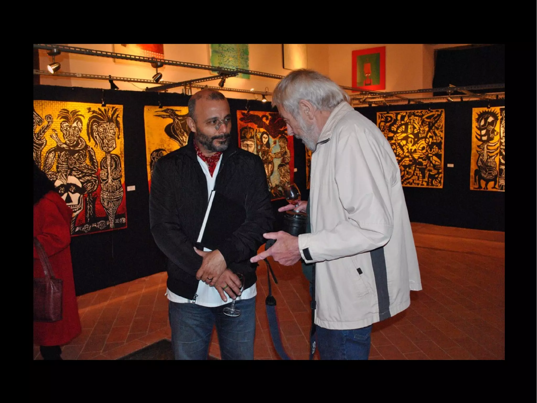 José Hugo Sanchez at the MIDAC Museum