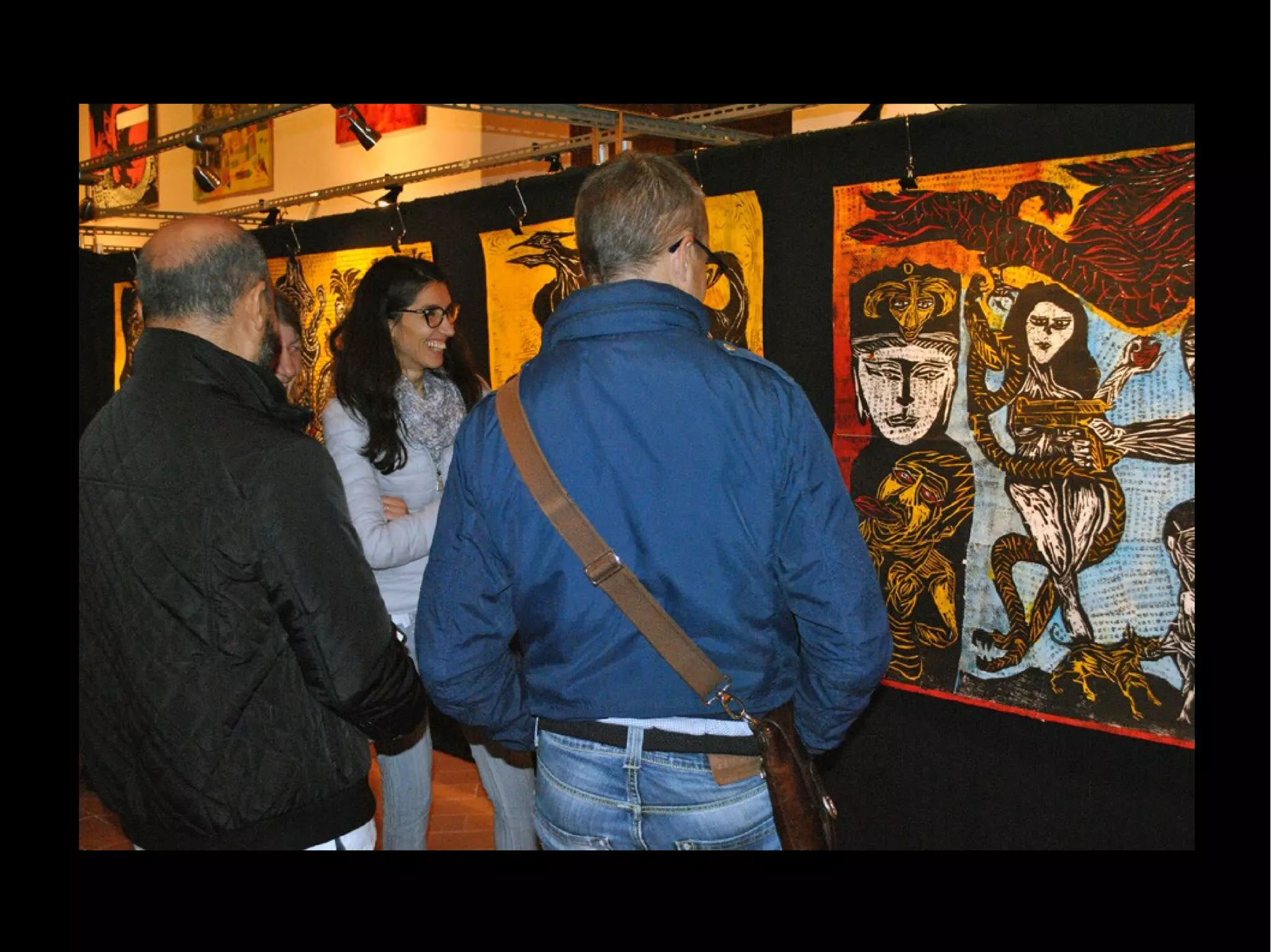 José Hugo Sanchez at the MIDAC Museum