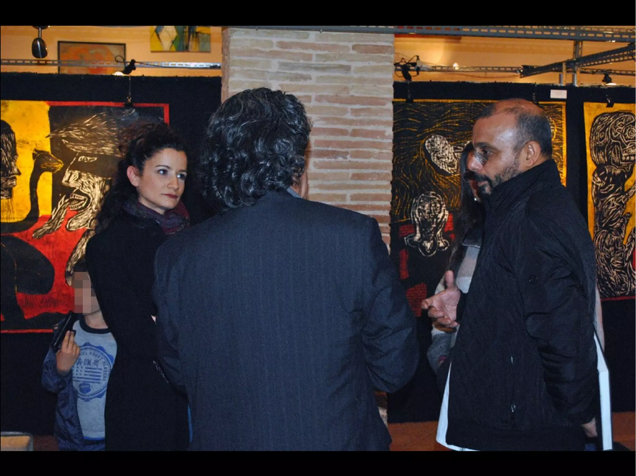 José Hugo Sanchez at the MIDAC Museum