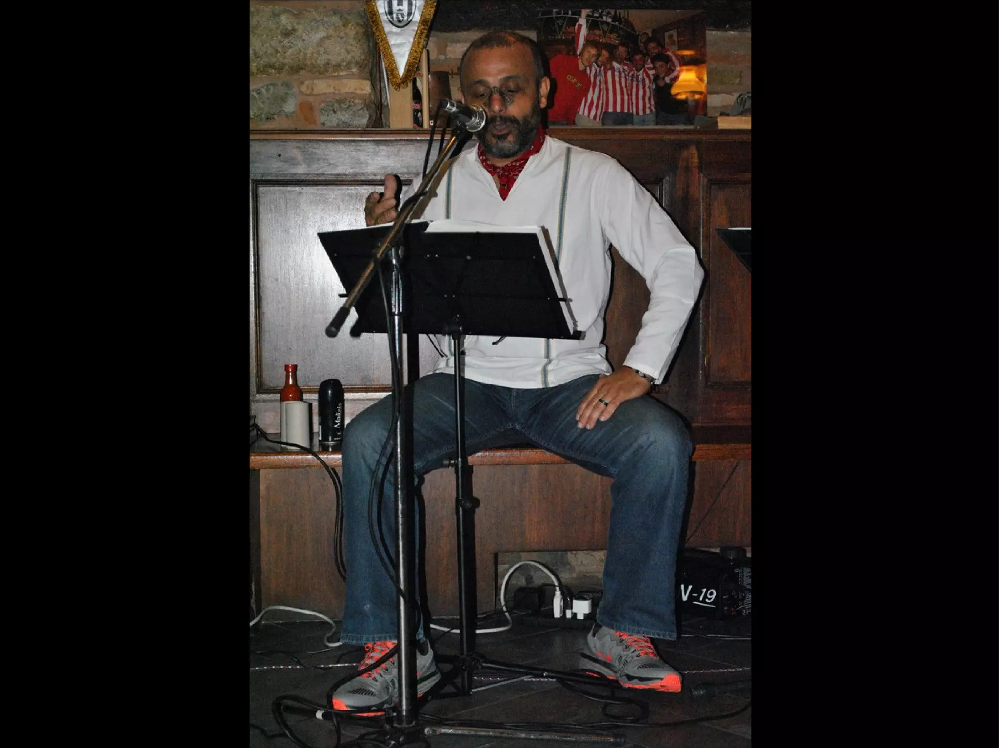 José Hugo Sanchez at the MIDAC Museum