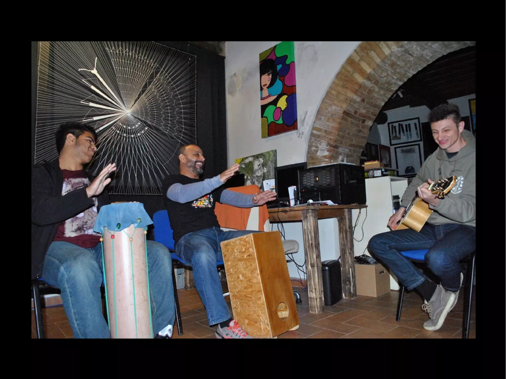 José Hugo Sanchez at the MIDAC Museum