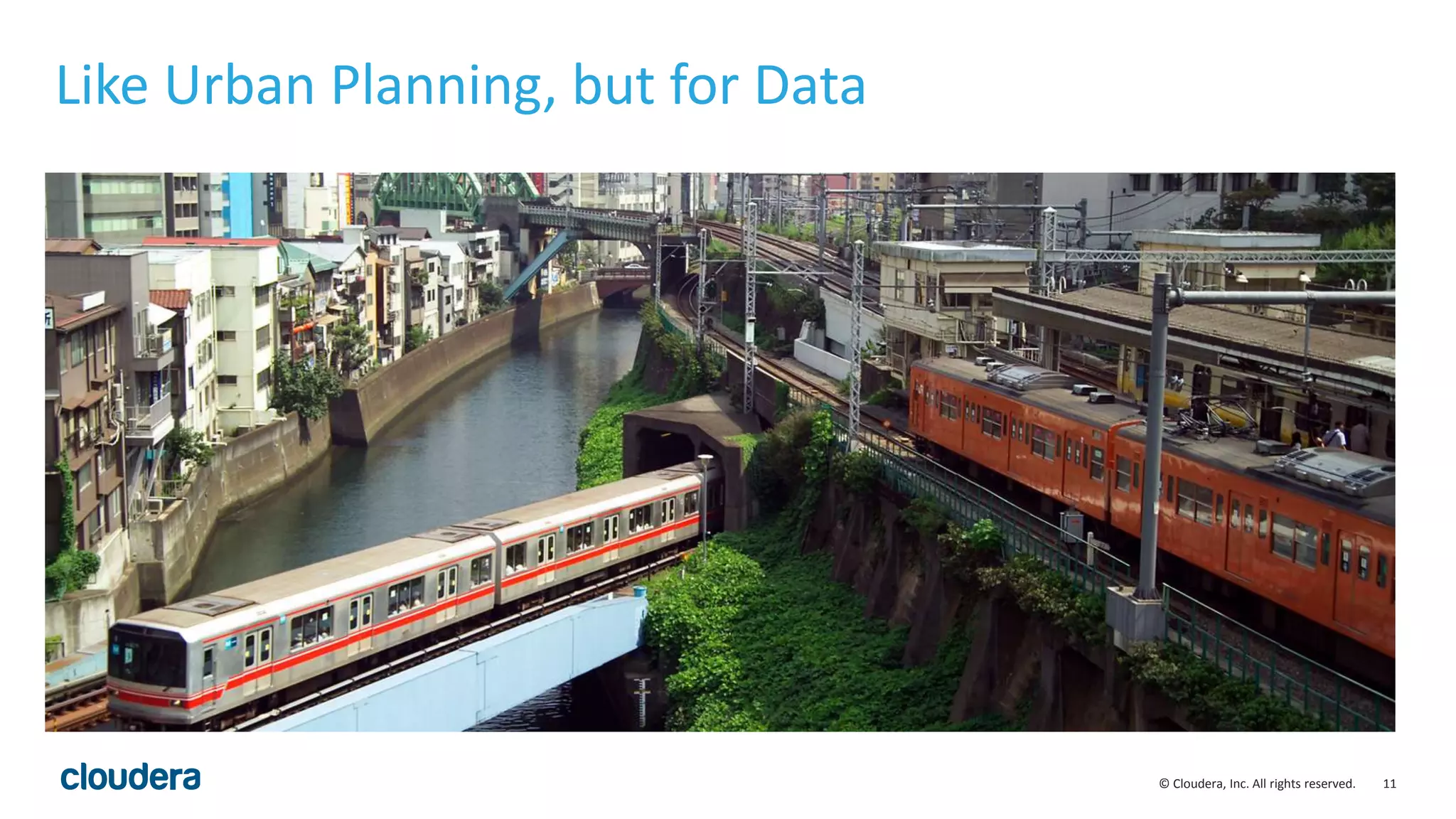 11© Cloudera, Inc. All rights reserved.
Like Urban Planning, but for Data
 