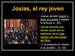 Sermón: Josias El Niño Rey