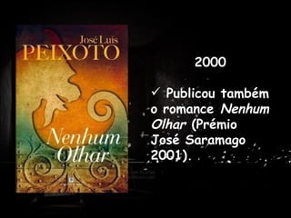2000 Publicou também o romance  Nenhum Olhar  (Prémio José Saramago 2001).  . Antes de dedicar-se profissionalmente à escrita, trabalhou como professor em Praia, Cabo Verde e em várias cidades de Portugal. 