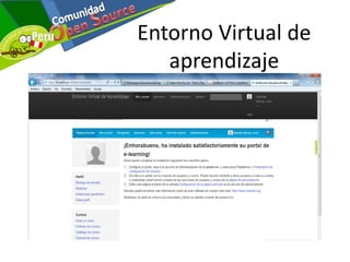 Entorno Virtual de
aprendizaje
 