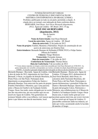 José Oscar Bernardi PDF
