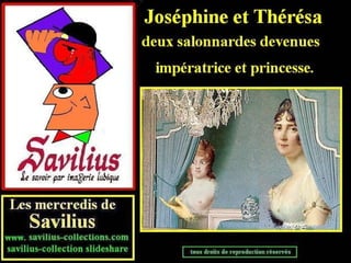 Joséphine de Beauharnais et Theresa Tallien