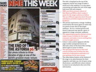 Magazine name all appear at the top of the magazine.