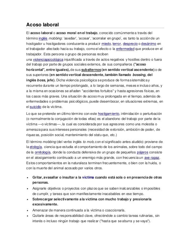 Modelo Carta Acoso Laboral - 2020 idea e inspiración