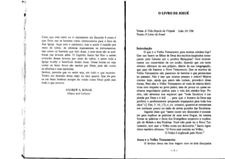 Josué e a vida depois da vírgula