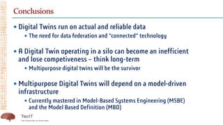 30
Conclusions






 