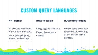 Custom Query Languages: Why? How? | PDF