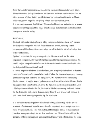 Jot case study - Report 2 | DOCX
