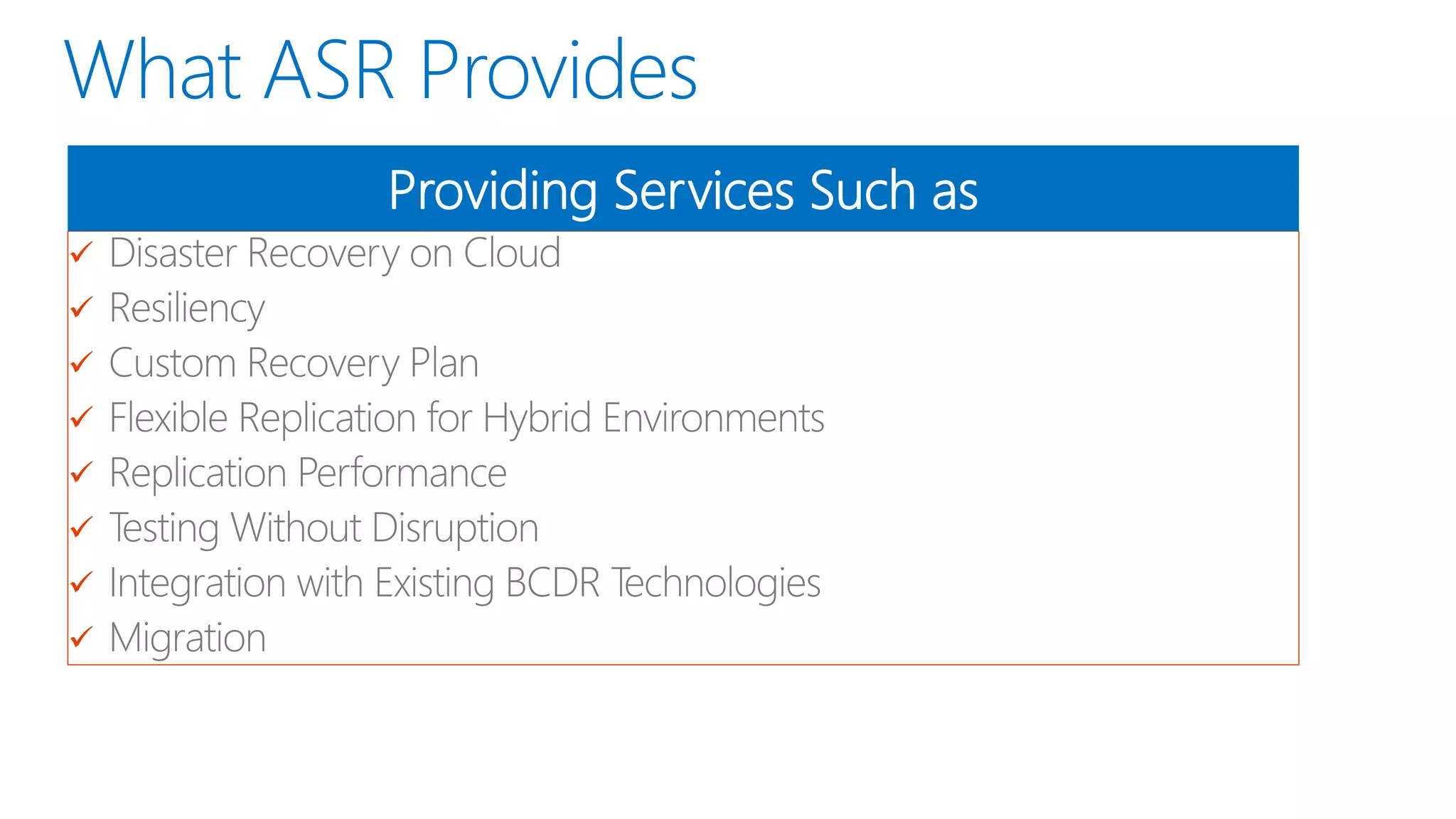 







Providing Services Such as
 