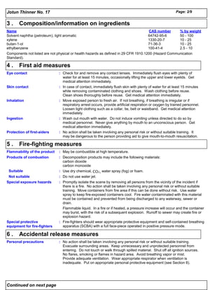 Suspend sc msds